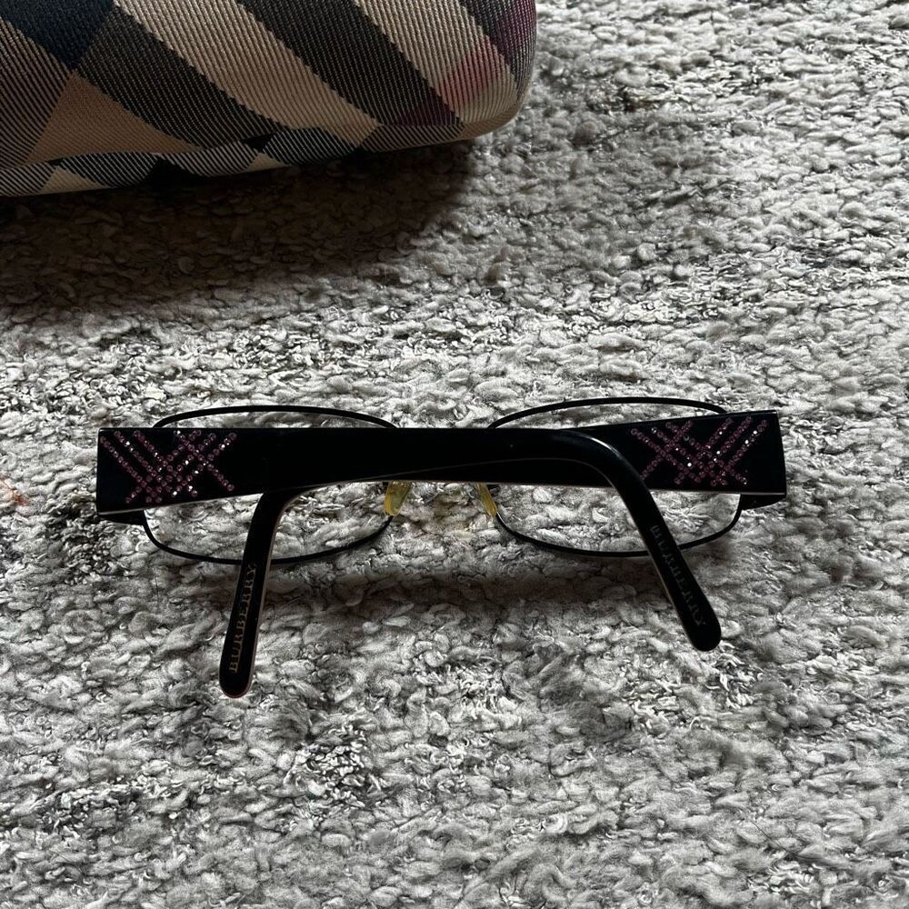 Burberry Rhinestone Rectangular Women’s Eyeglasse… - image 2